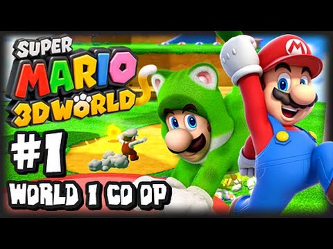 Super Mario 3D World - (1080p) Co-Op Part 1 - World 1 & Giveaway