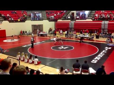 Boo Lewallen vs Cody karstetter 120 lbs Yukon Jay Hancock tournament finals