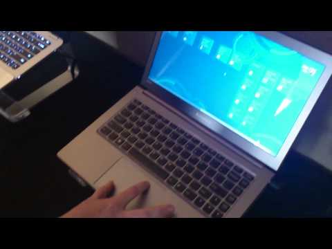 Synaptics shows Nextgen Touchpad on a Lenovo Windows 8 Ultrabook