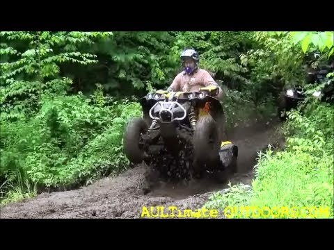 ATV MUDDING WITH A SURPRISE! NEWTON FALLS NY GOOD TIMES!