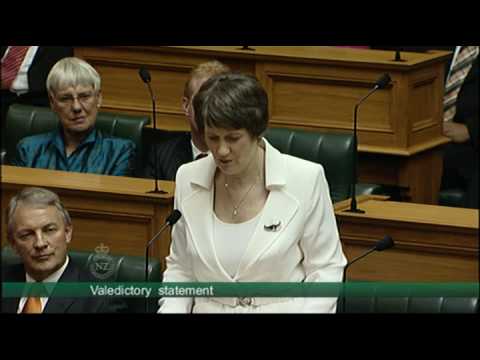 Helen Clark's Valedictory