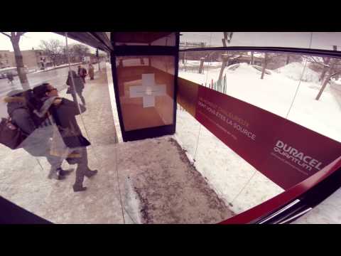 Duracell (Canada) - Moments of Warmth (surprise bus shelter)