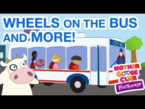 Nursery Rhymes Live (Mother Goose Club Playhouse) - Wheels on the Bus and More - Playhouse Animations