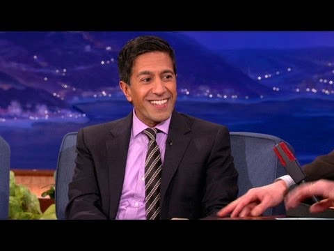 Dr. Sanjay Gupta Interview Pt. 1  01/30/13 - CONAN on TBS