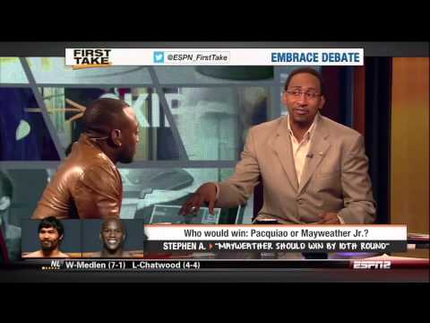 Omar Epps Talks Pacquiao vs. Mayweather on First Take