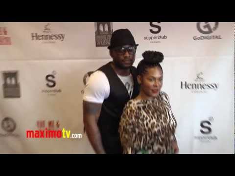 Omar Epps and Keisha Epps at 