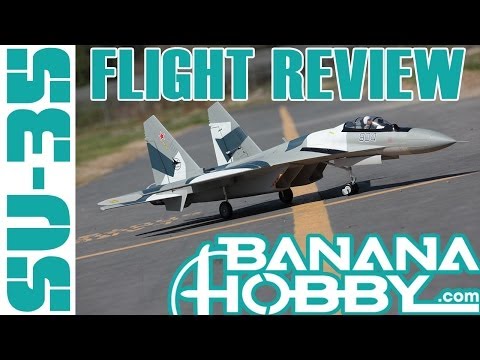 SU-35 SUKHOI Twin 70mm 3D RC EDF JET Flight Review with Pete in HD!