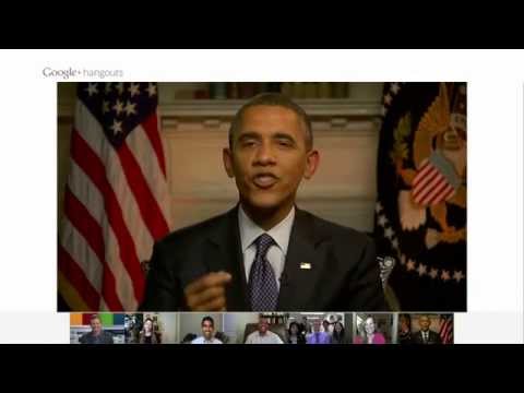 Barack Obama Speech Google Interview with the President 2012