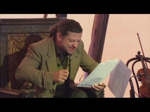 Andy Serkis reads The Hobbit as Gollum on stage