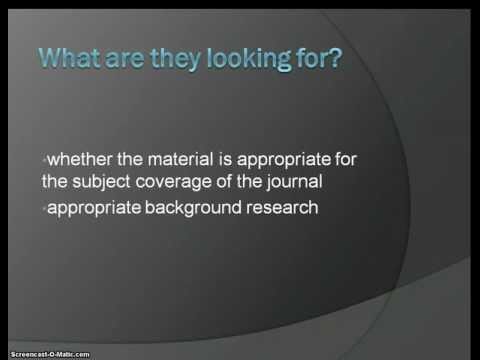 Understanding Scholarly Journal Articles