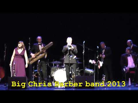 Big Chris Barber band 2013 With flute, flugelhorn and bass saxophone! - C Jam Blues