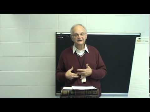 HUC-JIR - Theology 401 with Dr. Barry Kogan - Part 1 of 3