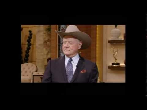 2012 Larry Hagman on Live with Kelly, 3 Months Before Passing Away