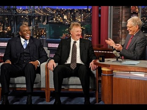 Magic Johnson & Larry Bird on Letterman (Segment 2 of 3)