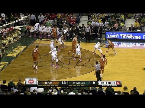 Men's Basketball highlights: at No. 24/23 Baylor [Jan. 25, 2014]