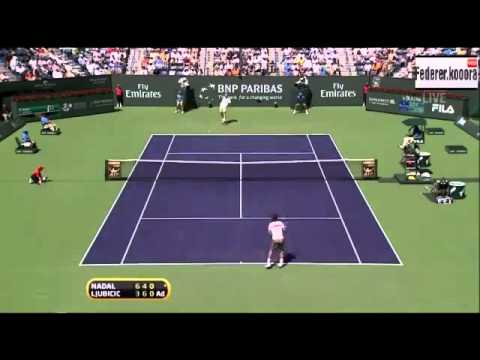 ATP Indian Wells 2010 SF R.Nadal VS I.Ljubicic Highlights [HD]