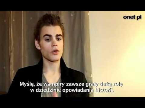 Paul Wesley speaks polish - Interview