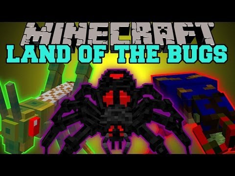 Minecraft: LAND OF THE BUGS (EVIL BUG DIMENSION!) Erebus Mod Showcase