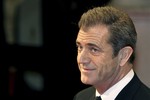 Actor Mel Gibson arrives at the Gaiety Theatre for the 5th Annual Irish Film and Television Academy Awards, Dublin, Ireland, Sunday, Feb. 17, 2008. Gibson received the Outstanding Contribution to World Cinema Award.