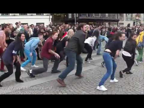 Gangnam Style Flashmob in Lund, Sweden (International Students)