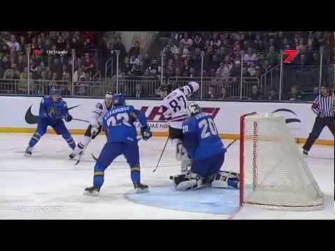 Latvia - Kazakhstan 3:2 2014 Sochi Olympics Qualification 08.02.2013