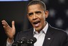 President Barack Obama holds a town hall style meeting at Lorain County Community College in Elyria, Ohio,, Friday, Jan. 22, 2010.