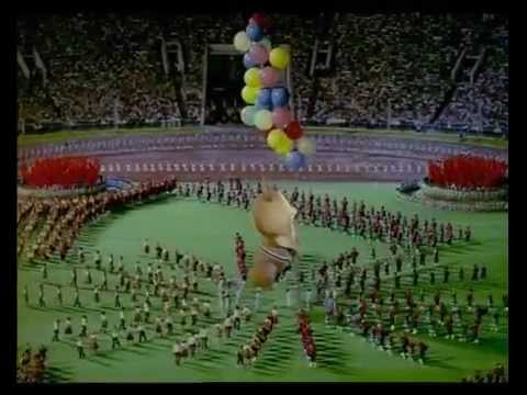 Moscow Olympics 1980 Closing ceremony with Misha!