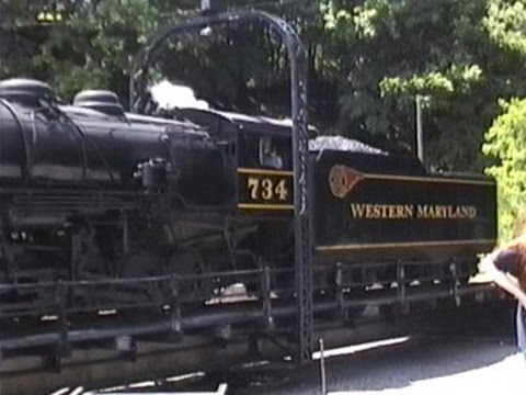 Classic Western Maryland Scenic Railway: Cumberland to Frostburg MD (July 20 1997)