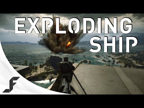 Exploding Ship! Battlefield 4 Hainan Resort Easter Egg!