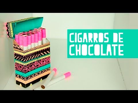 Cigarros de chocolate con cajetilla! (Anie)