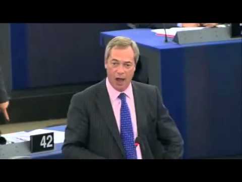 UKIP Nigel Farage launches into Guy Verhofstadt  during Syria debate - Sep 2013