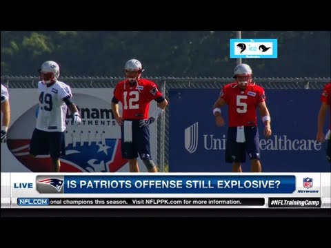 Tebow & Brady with New England Patriots | 2013 NFL TRAINING CAMPS | LIVE 7-27-13