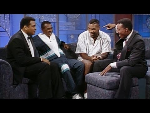 Sugar Ray Leonard & Mike Tyson Interview Muhammad Ali on The Arsenio Hall Show