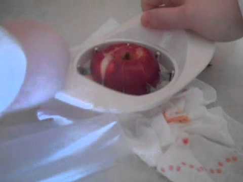 Backwards Videos: Apple Slicing