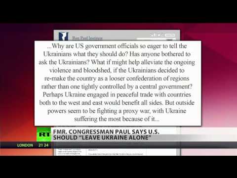 Ron Paul: US is pushing its own agenda in Ukraine