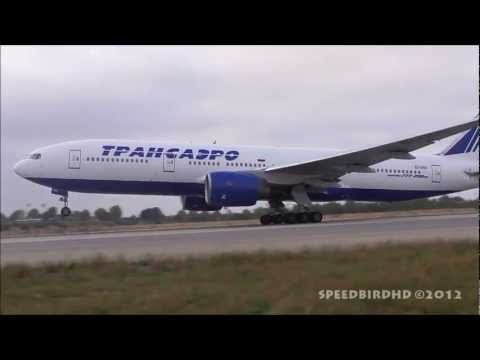 Transaero Airlines Boeing 777-200(ER) [EI-UNV] Inaugural Flight to Los Angeles