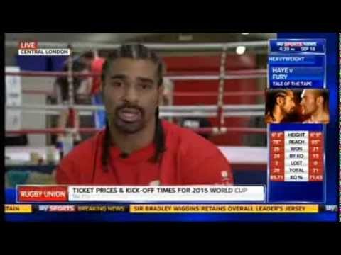 David Haye 'Fury's An Absolute State'