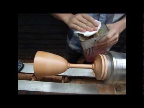 Woodturning Projects - Turning a Wooden Goblet