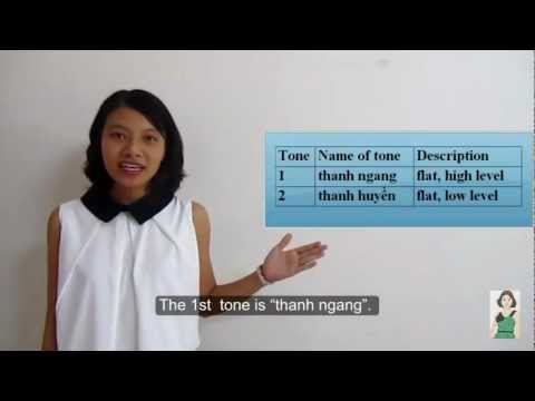 Learn Vietnamese Language With Annie - Lesson 06, Vietnamese Pronunciation: Vietnamese 6 Tones