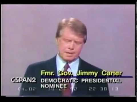 1976 Jimmy Carter and Gerald Ford Presidential Debate #3 Oct 22