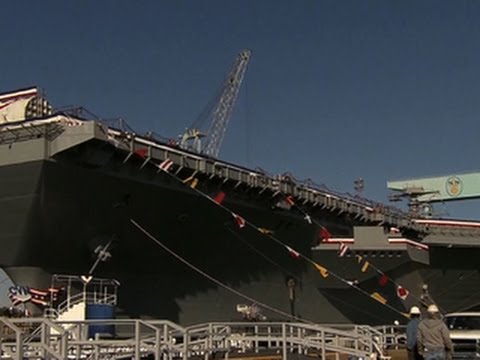 Navy expected to launch the Gerald R. Ford aircraft carrier