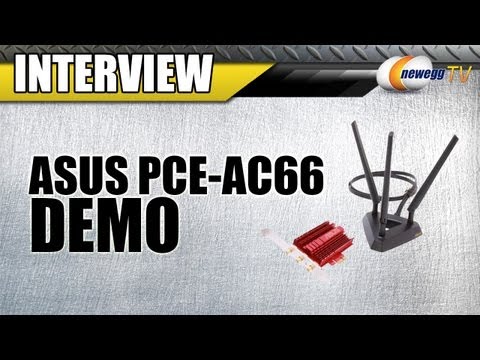 Newegg TV: ASUS PCE-AC66 802.11ac PCI Express Wireless Adapter Interview & Demo