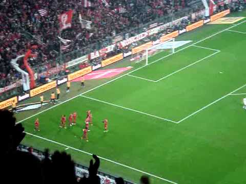 Bayern Munich - Borussia Mönchengladbach: Goal Xherdan Shaqiri 1-1 (14.12.2012)