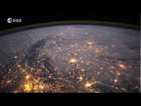 Timelapse of Western Europe seen from onboard the ISS