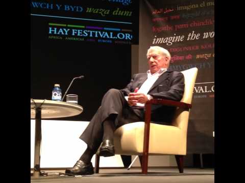 Vargas Llosa, en el Hay Festival 2013