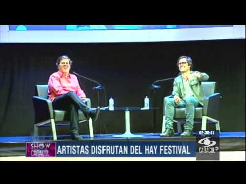 Con humor y sencillez, Gael García cautivó en el Hay Festival 31 de Enero de 2014