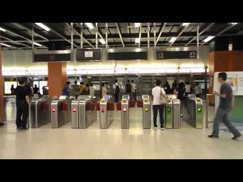 Travel from Hong Kong to Shenzhen (China) by Mass Transit Railway MTR