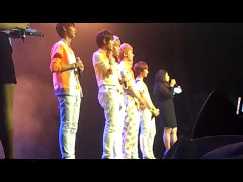 [FANCAM] Boyfriend (보이프렌드) in Manila - Interview