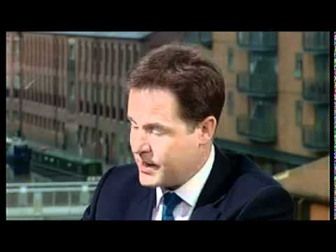 Andrew Marr interviews Nick Clegg