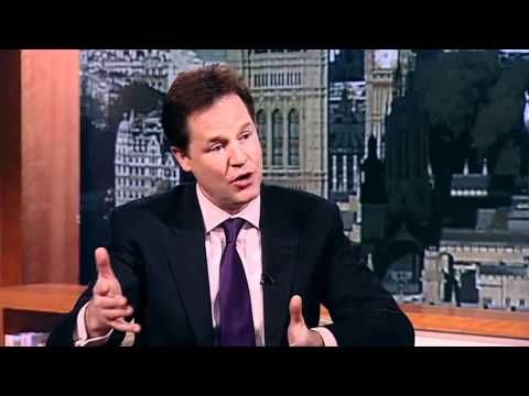 Nick Clegg interviewed by Andrew Marr, part1/2 (04Dec11)